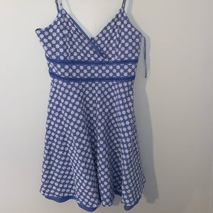 Francesca’s flower embroidered dress